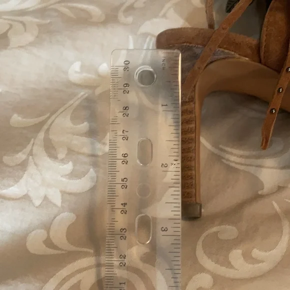 NWTs Coach Suede Brown Heels - Picture 9 of 9